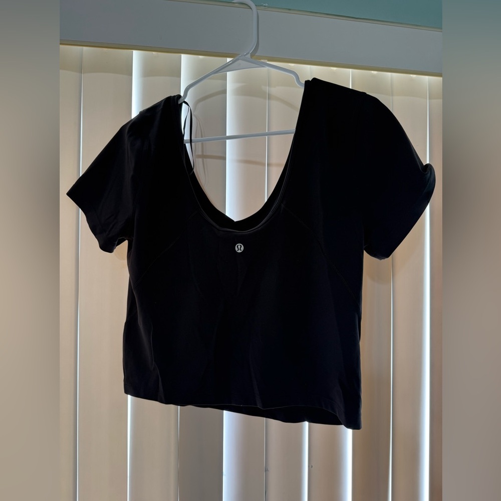 lululemon athletica Black Crop Top